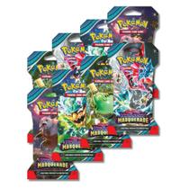 Jogo de Cartas Colecionáveis Pokémon Twilight Masquerade 8 Pacotes