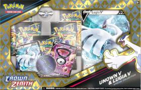 Jogo de cartas colecionáveis Pokemon Unown V & Lugia V Crown Zenith
