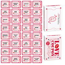 Jogo de cartas com cupons Couples Love 50 cartões de encontros românticos Jogo de cartas com cupons Couples Love 50 cartões de encontros românticos
