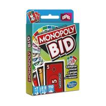Jogo de Cartas - Compra e Venda - Monopoly Bid - Copag