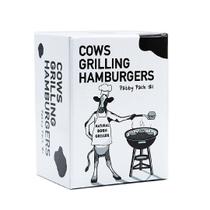 Jogo de cartas Cows Grilling Hambu Family com cartas de baralho de tarô