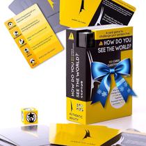 Jogo de cartas de conversação com agilidade autêntica com 100 cartas