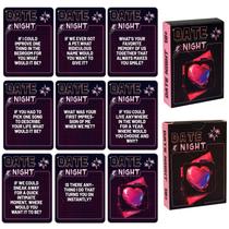 Jogo de cartas de conversação Date Night Couples com 50 cartas