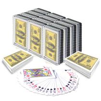 Jogo de cartas de jogar 100 Dollar Bill x12 Decks Poker Kids