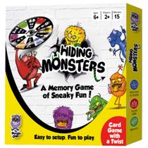 Jogo de cartas de memória THE PURPLE OWL Hiding Monsters Kids 4-12 Jogo de cartas de memória THE PURPLE OWL Hiding Monsters Kids 4-12