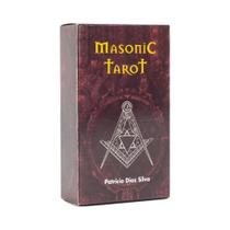 Jogo de cartas de tarô maçônico com 78 peças ótimo para amigos reunindo adivinhação e adivinhação