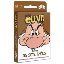 Jogo de Cartas Disney Eu Vi! Jogo Clássico Memória Educativo Jogo de Cartas Disney Eu Vi! Jogo Clássico Memória Educativo