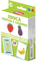 Jogo De Cartas Educa Frutas E Legumes 34Cart. Jogo De Cartas Educa Frutas E Legumes 34Cart.