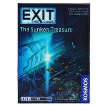 Jogo de cartas Exits Sunkens Treasures Fun Family para adultos e adolescentes