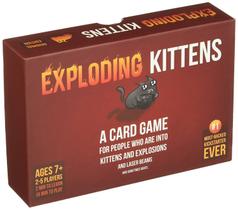 Jogo de Cartas Exploding Kittens - Edição Vermelha
