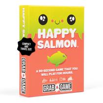 Jogo de Cartas Exploding Kittens Happy Salmon Grab & Game 6+ Anos