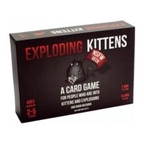 Jogo de cartas Exploding Kittens NSFW Black Card para 2-5 jogadores