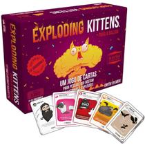 Jogo de Cartas Exploding Kittens para a Galera Cartas Estratégia Party Game Jogo de Cartas Exploding Kittens para a Galera Cartas Estratégia Party Game