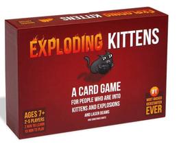 Jogo de cartas Exploding Kittens Tarot Deck para festa em família