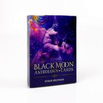 Jogo de cartas familiar Black Moon Astrology Cards Tarot Deck