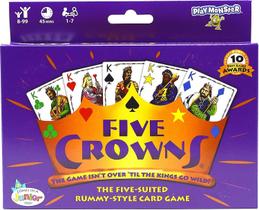 Jogo de cartas Five Crowns Family para adultos e crianças de 5 anos ou mais Jogo de cartas Five Crowns Family para adultos e crianças de 5 anos ou mais