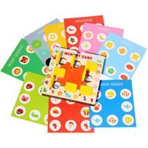 Jogo de cartas Flip Memory Challenge Brinquedo de treinamento cerebral para crianças