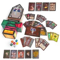 Jogo de cartas Fool's Blade First Edition com caixa de espada colecionável