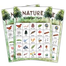 Jogo de cartas Foosproea Nature Scavenger Hunt 13x18 cm 25 unidades