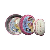 Jogo De Cartas Frozen 2 Princesa Disney Em Caixa De Ferro Para Festa Em Família, Feriados, Camping E