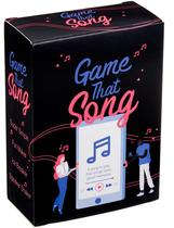 Jogo de cartas Game That Song Fun Music para adultos e adolescentes