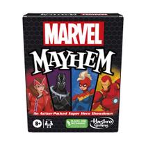 Jogo de cartas Hasbro Gaming Marvel Mayhem Fãs da Marvel há mais de 8 anos