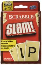 Jogo de cartas Hasbro Gaming Scrabble Slam em ritmo acelerado com 55 cartas Jogo de cartas Hasbro Gaming Scrabble Slam em ritmo acelerado com 55 cartas