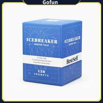 Jogo de cartas Icebreaker Deck Deeper Talk Best Self 150 Prompts Jogo de cartas Icebreaker Deck Deeper Talk Best Self 150 Prompts