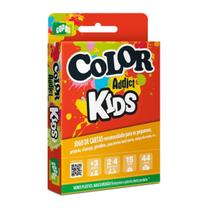 Jogo de Cartas Infantil Color Addict Kids Cartucho 44 Cartas