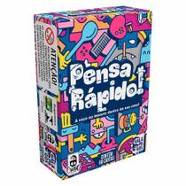 Jogo de Cartas Infantil - Pensa Rápido - Galápagos