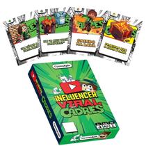 Jogo De Cartas Influencer Viral Minecraft Youtuber Edição Cadres