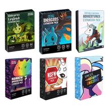 Jogo de cartas Instable Unicorns Strategy para adultos com 6 expansões