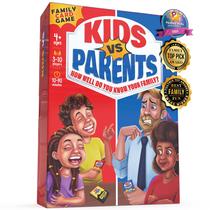 Jogo de cartas Kids VS Parents Quão bem você conhece sua família Jogo de cartas Kids VS Parents Quão bem você conhece sua família