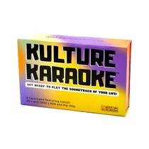 Jogo de cartas Kulture Karaoke para 2 jogadores ou mais, maiores de 14 anos