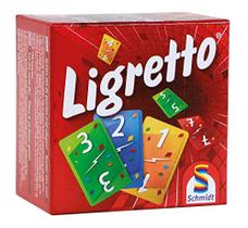 Jogo de Cartas Ligretto Vermelho com Embalagem Durável - Schmidt
