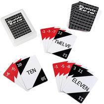 Jogo de cartas matemáticas Absolute Zero para crianças e famílias