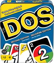 Jogo de cartas Mattel Games DOS Second Edition com lata de armazenamento Jogo de cartas Mattel Games DOS Second Edition com lata de armazenamento