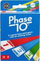 Jogo de cartas Mattel Games Phase 10 com 108 cartas para crianças com mais de 7 anos