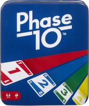 Jogo de Cartas Mattel Games Phase 10 - Com Lata de Armazenamento para Famílias