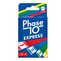 Jogo de cartas Mattel Games Phase 10 Express Portable para 2-3 jogadores