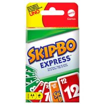 Jogo de cartas Mattel Games Skip-Bo Express Kids Adults Family Jogo de cartas Mattel Games Skip-Bo Express Kids Adults Family