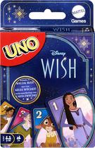 Jogo de cartas Mattel Games UNO Disney Wish Kids Adults 7+ Anos