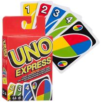 Jogo de Cartas Mini Baralho Uno Express Estampado