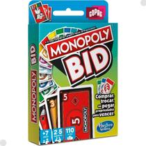 Jogo De Cartas Monopoly Bid 2 A 5 Jogadores 32848 - Copag