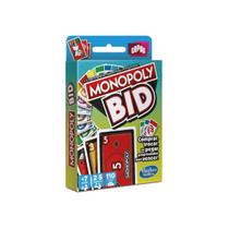 Jogo de Cartas Monopoly Bid