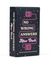 Jogo de cartas No Wrong Answers After Dark Conversation Starter