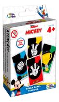 Jogo de Cartas Papel Pedra e Tesoura Mickey Disney Pais e Filhos