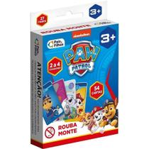 Jogo de Cartas Patrulha Canina Rouba Monte 54 Personagens Pais & Filhos Jogo de Cartas Patrulha Canina Rouba Monte 54 Personagens Pais & Filhos
