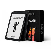 Jogo de Cartas Pesadão para Adultos Resenha Festa Drink Game Beber Esquenta galera +18 Jogo de Cartas Pesadão para Adultos Resenha Festa Drink Game Beber Esquenta galera +18