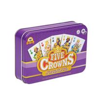 Jogo de Cartas PlayMonster Five Crowns - Edição Colecionável em Caixa Metálica - 8+ Anos